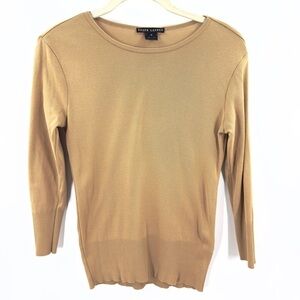 Ralph Lauren Black Label Sweater Womens Medium Old Money Luxury Lightweight